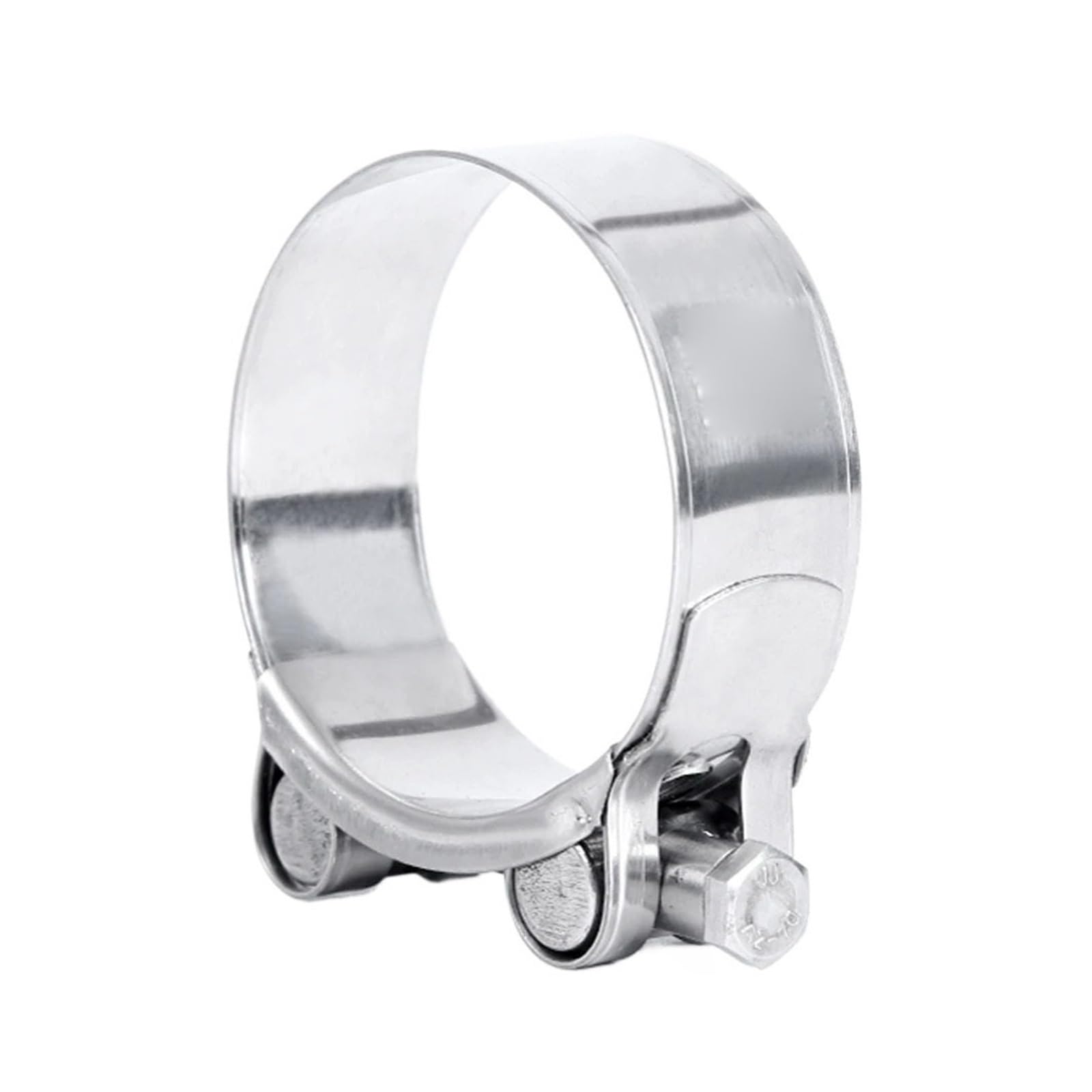 Nodrest Dia.56-59Mm 1Pc Motorcycle Exhaust Pipe Clamp 304 Stainless Steel 32-63Mm Tube Hoop Motocross Slip-On Reducing Clip Fasteners