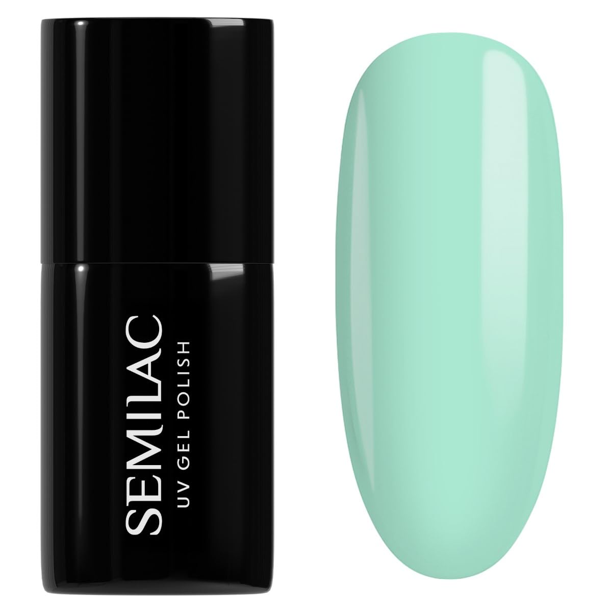 Semilac UV Hybrid Nail Polish, Number 022, 7 ml, Mint