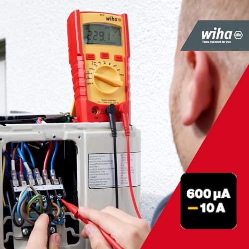Wiha SB25542 Digital Multimeter 1,000 V AC, CAT IV, Battery Powered, Black - Image 4
