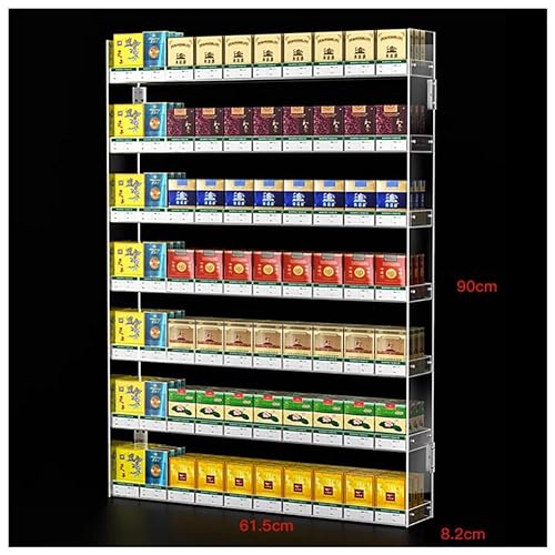 Présentoir à cigarettes pour commerces de détail avec structure transparente - 3