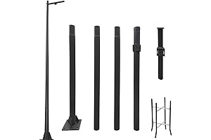 12-Foot Metal Pole: Illuminating Pathways and Enhancing Exteriors