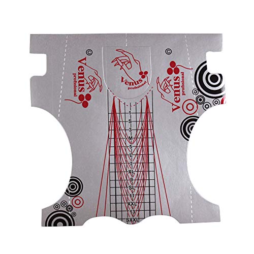 Beautyleader 500Pcs Nail Form, Nail Art Guide Stickers For Acrylic Uv Gel Nail Tips Manicure Extension Tool (1 Roll / 500 Pcs - Sliver) #TOP6