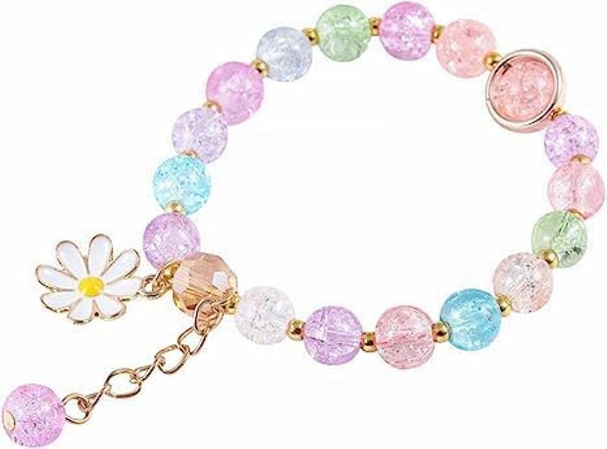 VR Creatives Daisy Charm Fortune Bracelet for Women Girls Wrist Chain Bangle Jewelry (B0C9Y3413M) Amazon Price History, Amazon Price Tracker
