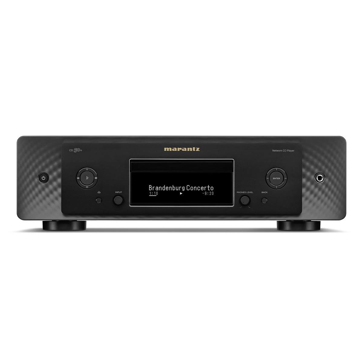 Marantz CD 50n Réseau numérique audio et lecteur CD haute résolution (Noir)