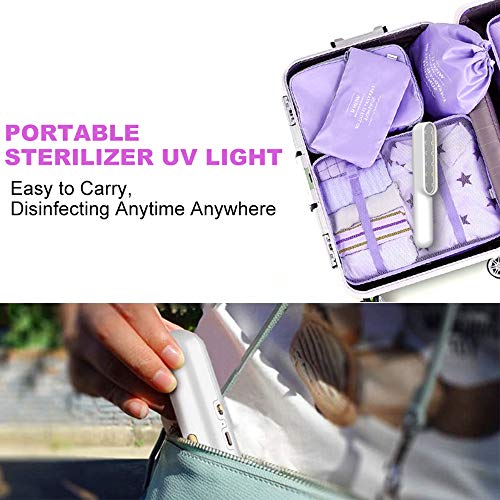 VANELC UV Light Sanitizer Wand, Portable UVC Travel Wand Ultraviolet Disinfection lamp Without Chemicals for Hotel Household Wardrobe Toilet Car Pet Area - Image 5