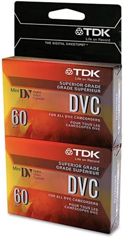60-Minute Mini DVC Tapes (2 Pack)