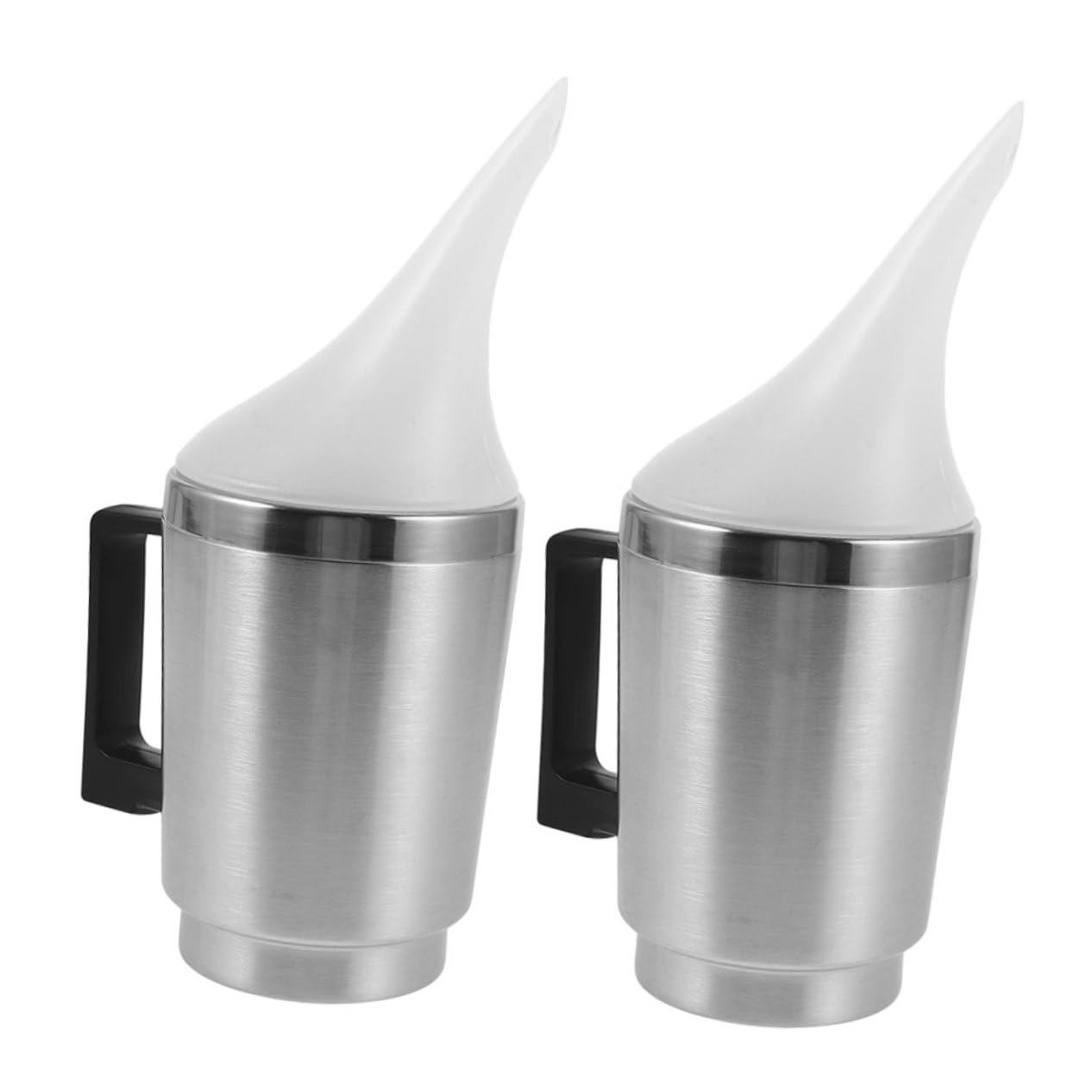 PRETYZOOM 2pcs Headlight Fog Cup Headlight Polish Headlight Restorer Headlight Cleaning Kit Headlight Restoration Kit Headlight Repair Kit Car Headlights Atomizing Cup Silver Stainless Steel