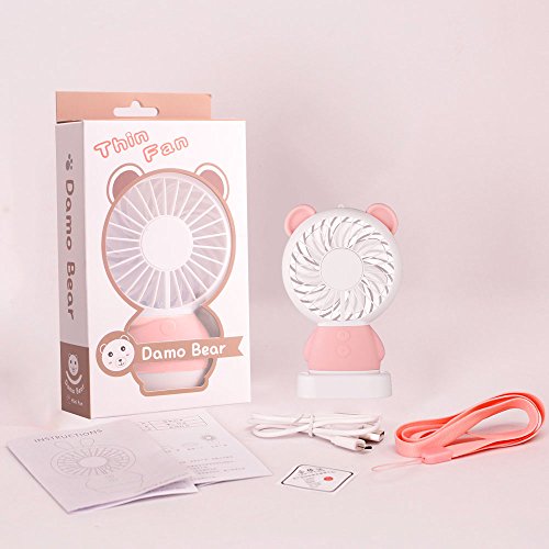Moppson mini palmare ventilatore, USB a batteria