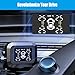 Tire Pressure Monitoring System TPMS, Wireless TPMS Sensor Kit Angle Adjustable, Real-time Tire Pressure Monitor System with 4 Waterproof External Sensors, for Car RV SUV MPV Sedan (with antenna)