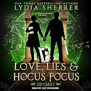 Love, Lies, and Hocus Pocus Odyssey Audiolibro Por Lydia Sherrer arte de portada