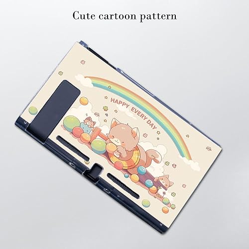 Miniatura 6 de PERFECTSIGHT Funda protectora compatible con Nintendo Switch Funda antiarañazos a prueba de golpes para NS Switch y Joy-Con, bonita funda rígida