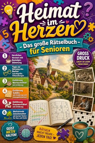 Heimat im Herzen – Das große Rätselbuch für Senioren