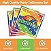 40Pcs Dandy Birthday Party Plates and Napkins for 20 Guests - Cartoon Game Tableware Party Supplies for Baby Shower Birthday Decorations