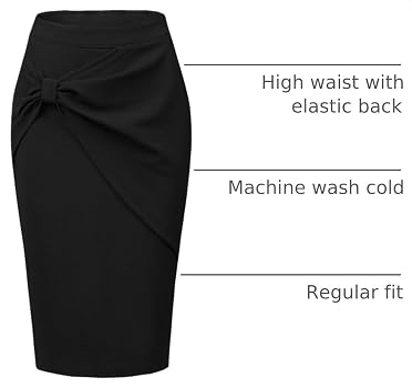 Amazon.com: Allegra K Work Wrap Skirt for Women's Business Casual