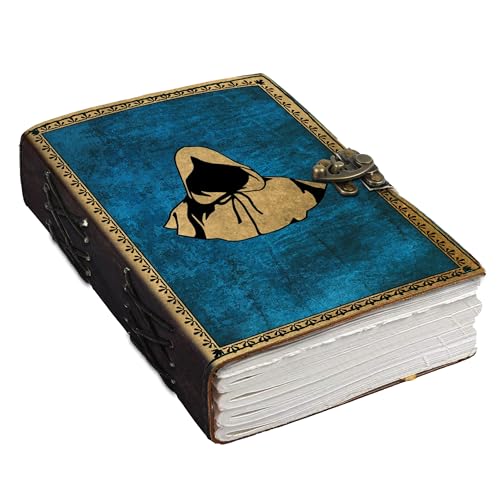 Image of DI-KRAFT Customize Diary with Name with Beautiful UV Prints | Customized Leather Writing Diary Unruled White Paper Journal Personal Notepad Sheets Daily Planner for Gifting (Pattern 16)