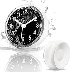 Betus Waterproof Bathroom Shower Clock with Large Suction Cup Silent, Water Proof, Battery Operated photo Betus Waterproof Bathroom Shower Clock with Large Suction Cup Silent, Water Proof, Battery Operated