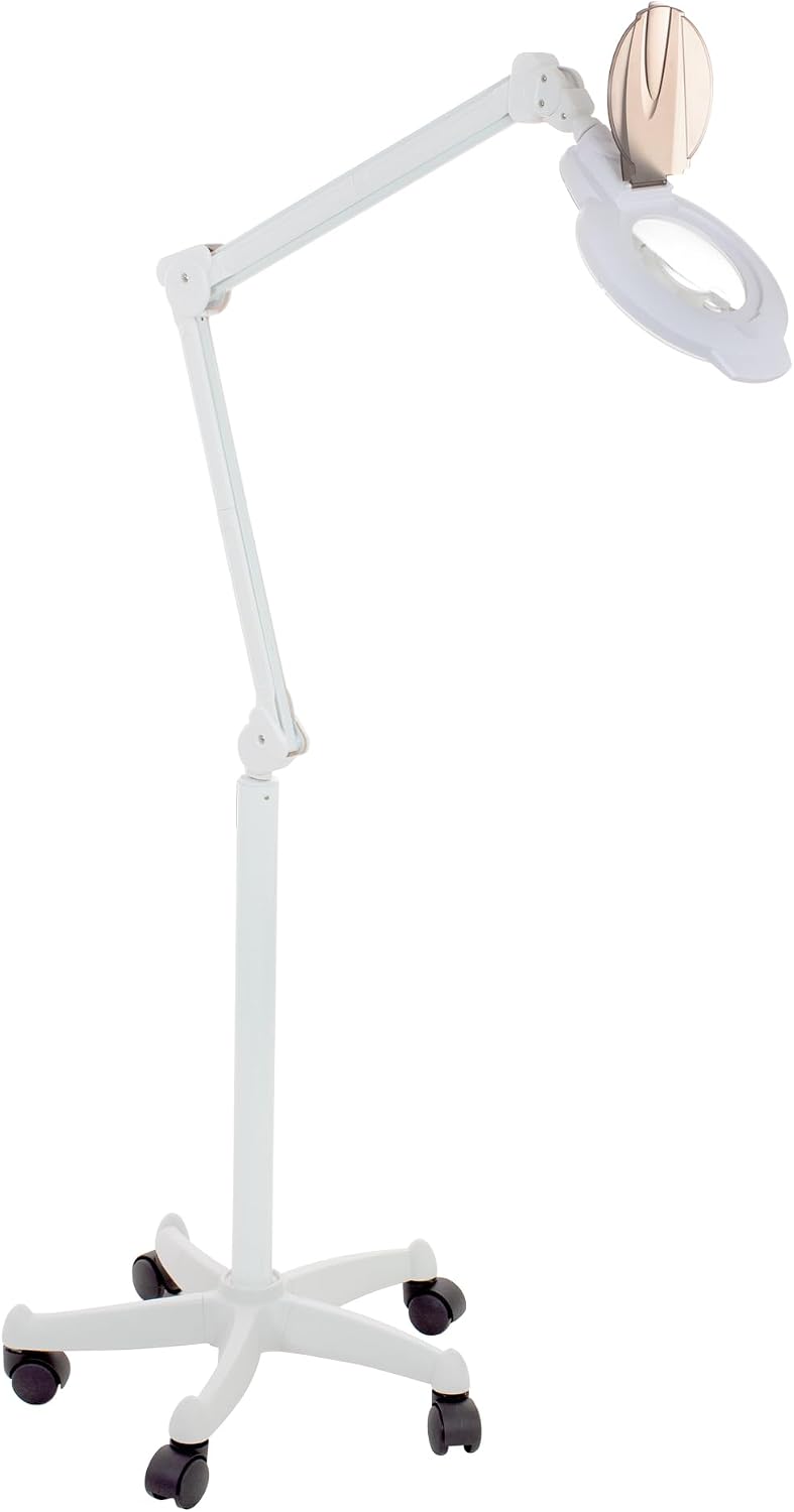 SkinAct Magnifying LED Lamp 5X Diopter Magnifier with Stand LED Maglamp