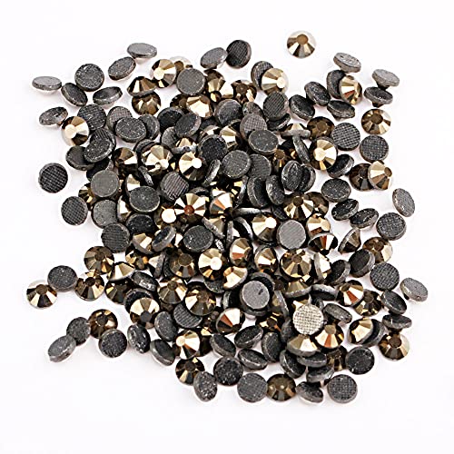 Image of Beadsland Crystal Hotfix Rhinestone,Machine Cut Stone 1440pcs /pkg (Hematite,SS16 /4mm)