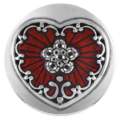 Ginger Snaps Love Story Snap SN01-18 Interchangeable Jewelry Snap Accessory