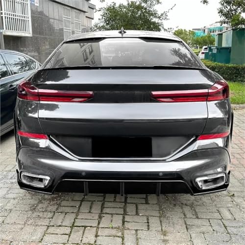 Protecteur d'angle latéral BMW X6 G06 contre chocs et diffuseur noir