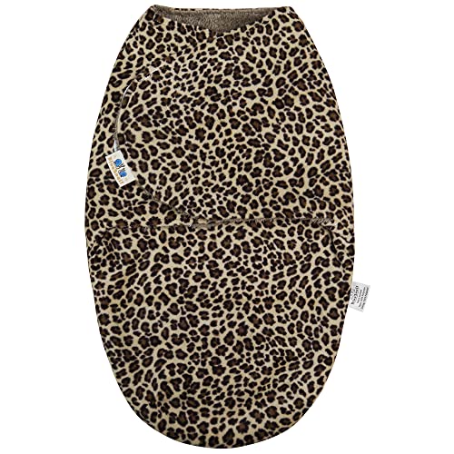 Image of BlueSnail Baby Swaddle, Soft and Comfortable, Newborn Easy Wrap Receiving Blanket, Suitable for 0-3/3-6 Months (Leopard, 0-3 Months)