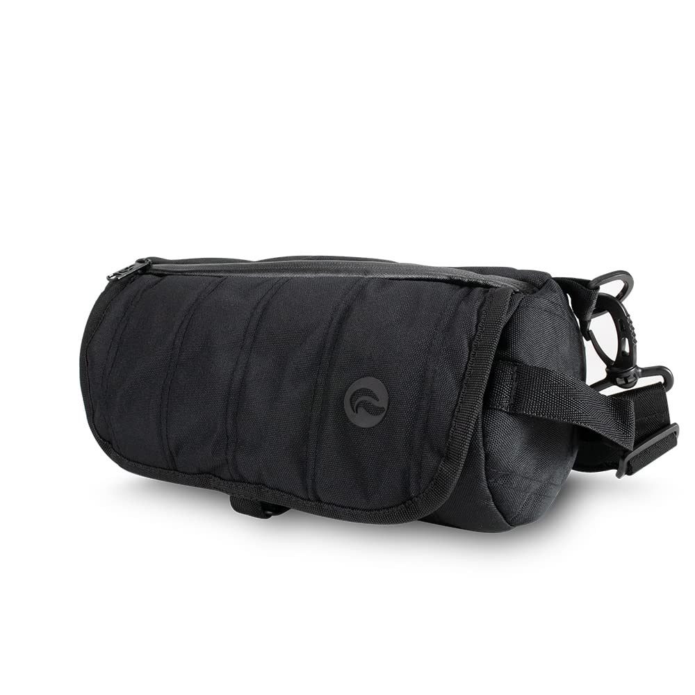 Skunk Uptown Crossbody Duffle Bag (Black)