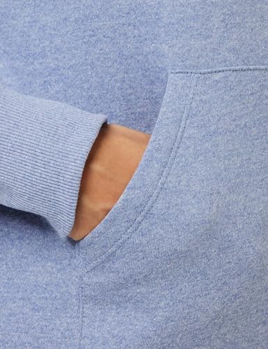 Amazon Essentials Women's Regular-Fit Fleece Pullover Hoodie (Available in Plus Size), Indigo Blue Heather, Small image 3