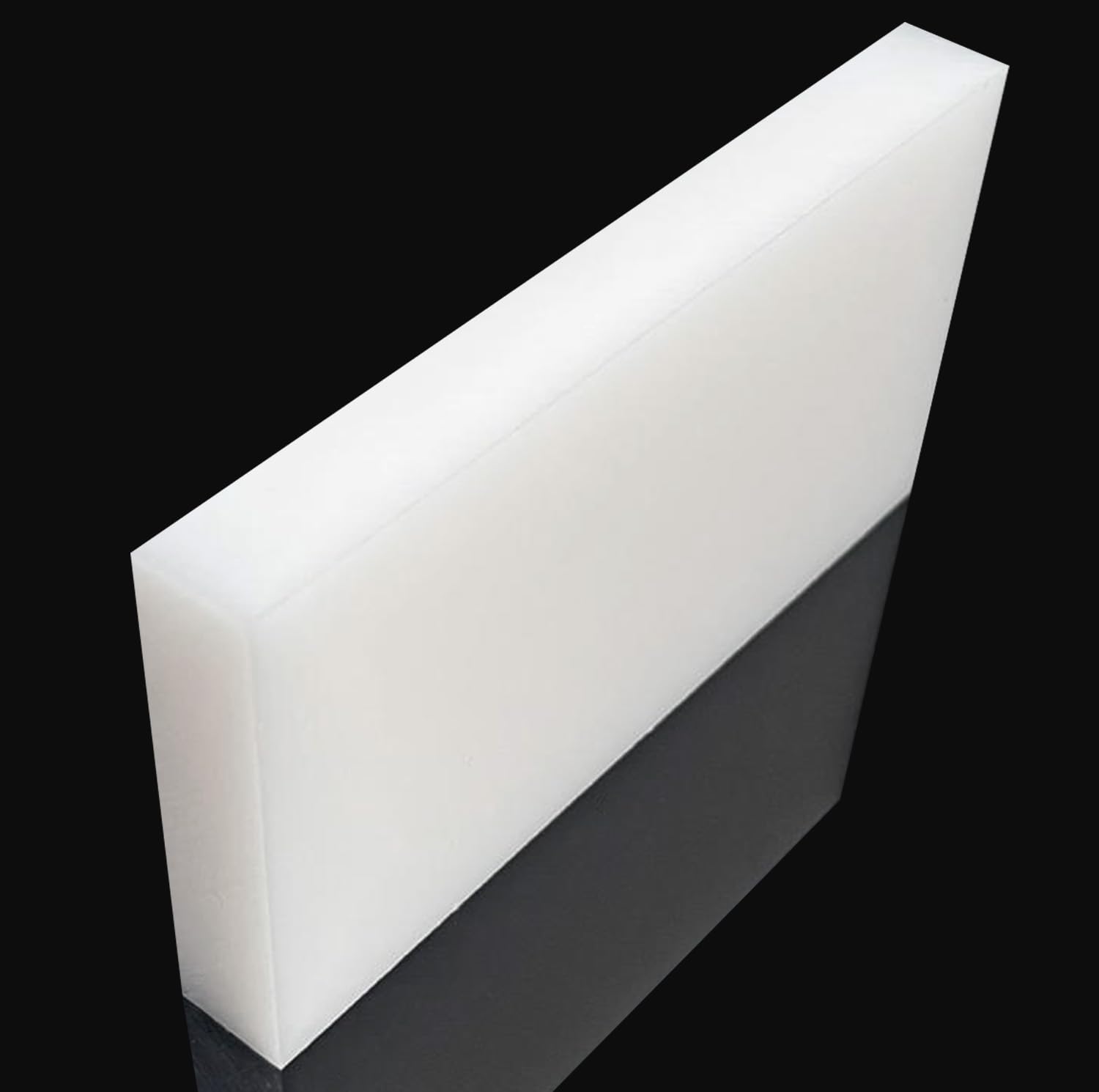 High-Density Polyethylene (HDPE) Plastic Sheet 1" Thick 12" X 16"- White HDPE Sheet,for Machining, Home Improvements, DIY Projects, Engineering,