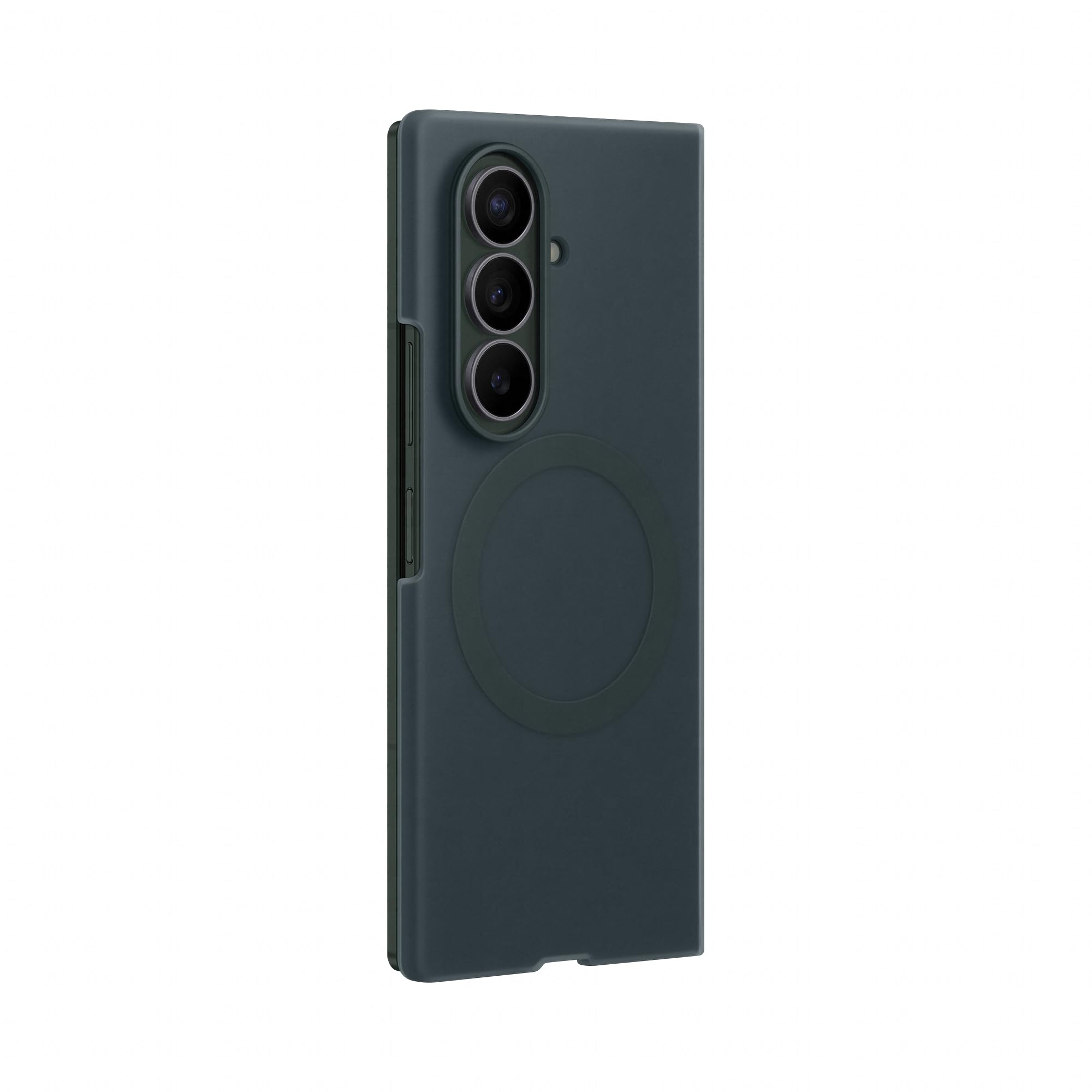Samsung Silicone Magnet Case per Galaxy Z Fold8 Ultra, Techno Green | Cover Magnetica Colorata, 2 Pellicole Schermo Anteriore Incluse, Silicone Morbido, Con Tecnologia Magnetic Power Profile