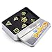 DNDND Metal Dice Set D&D,Glitter Green Heavy DND Dice with Free Metal Case for Role Playing Games Dungeons and Dragons