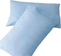 Vista 9 de SONORO KATE Juego de fundas de almohada de lujo de microfibra cepillada 1800 Bedding - antiarrugas, (beige, 2 fundas de almohada estándar)