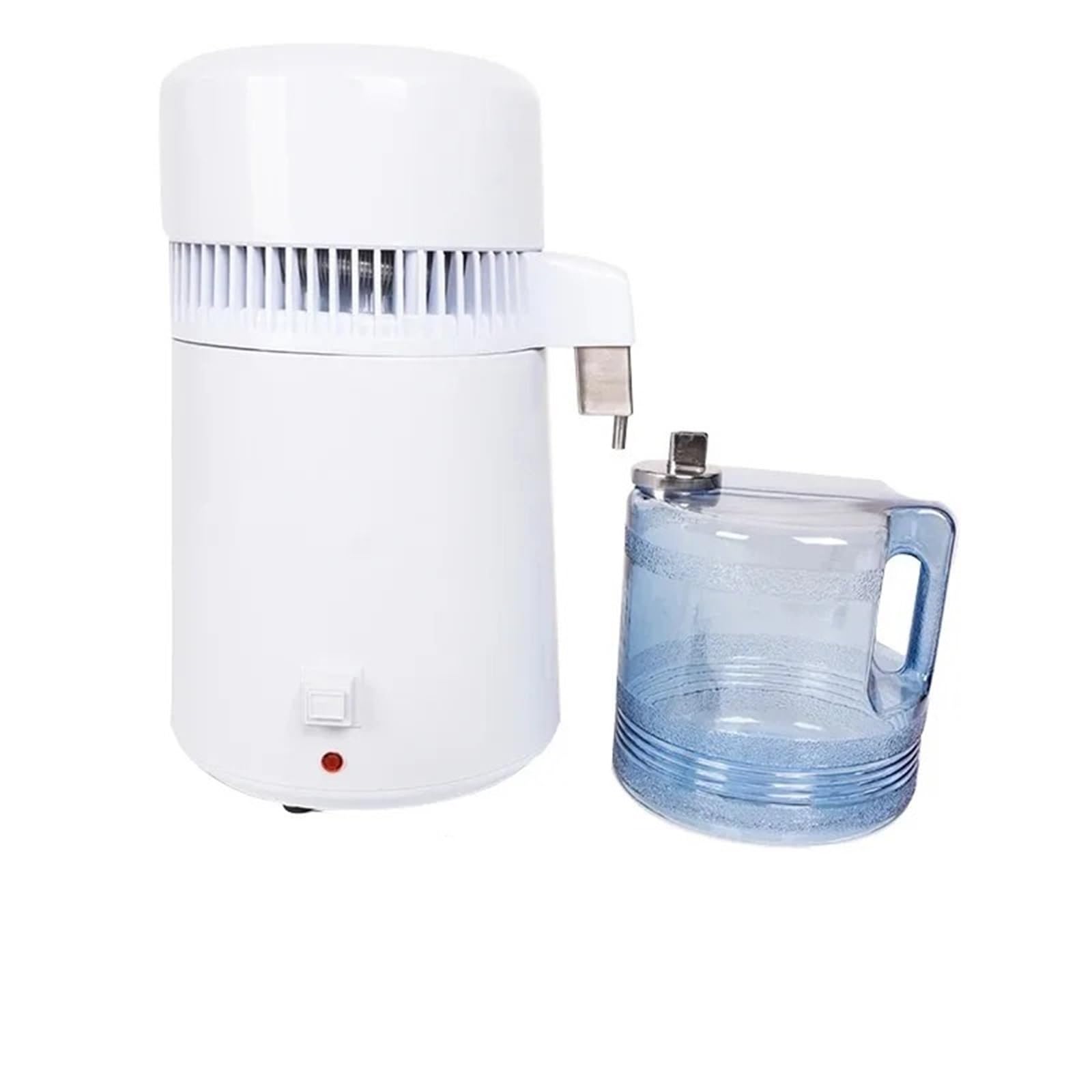 máquina destiladora de agua, Destilador De Acero Inoxidable 4L 750W Temperatura Ajustable Control Digital Destilación Purificador Agua Filtro