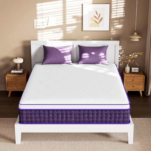 REGOSS 12 Inch Queen Mattress - Plush Mattress in a Box, Cooling Gel Memory Foam for Side Sleepers, Cloud-Like Pressure Relief, Fiberglass-Free, 365-Night Trial (Queen)