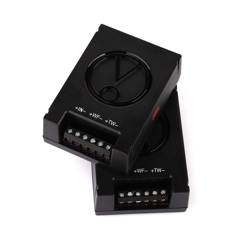 1 Kit JBL STAGE2 604C Sistema de 2 vías 6.5" 165 mm 16.50 cm 45 vatios rms 270 vatios máx con woofer Tweeter Crossover 4 ohmios Negro, el par