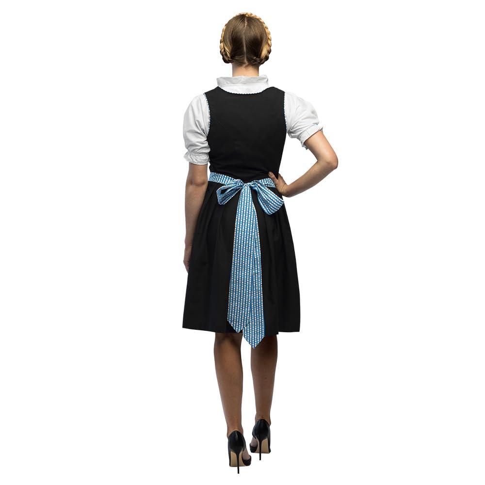 Boland - Kostüm Bayerin, Kostümset mit Dirndl, Bluse und Schürze, Faschingskostüme Damen für Karneval und Bierfest