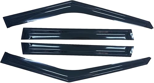 Miniatura 2 de 4 protectores de lluvia extra duraderos con cinta adhesiva para Mitsubishi Outlander 2022, 2023, 2024, 2025, deflectores de ventana, viseras de