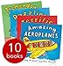 Amazing Machines Truckload Children Collection Tony Mitton 10 Books Set (TERRIFIC TRAINS, TREMENDOUS TRACTORS, TOUGH TRUCKS, DAZZLING DIGGERS, SUPER SUBMARINES, BRILLIANT BOATS, ROARING ROCKETS, COOL