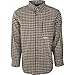Drake Waterfowl Autumn Brushed Twill Shirt Hunter Green/Tan Plaid XLarge