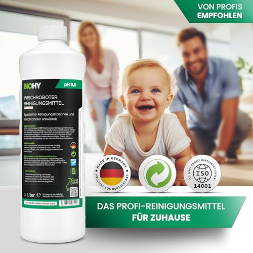BiOHY Wischroboter Reiniger Station Orangenduft (1l Flasche) mit Dosierer – Ansicht 5