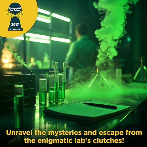 Exit: The Secret Lab juego de mesa para 1-6 jugadores miniatura 6