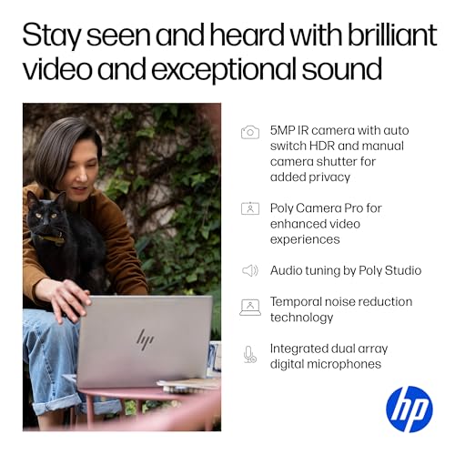 Image of HP OmniBook 7 16 inch OLED Touchscreen Laptop, 2K 120Hz, Intel Evo Core Ultra 7 255H, Intel Arc 140T GPU, Copilot, Backlit Keyboard, Thunderbolt4, Wi-Fi7, Windows 11 (32GB DDR5 RAM | 1TB SSD | Win11 Home)