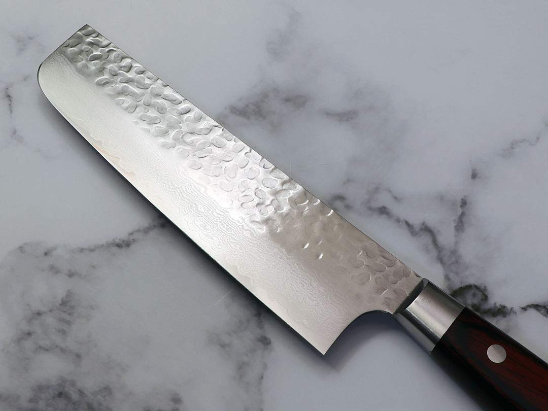 Amazon | 堺孝行 V金10号ダマスカス33層鎚目 菜切160 | 堺孝行