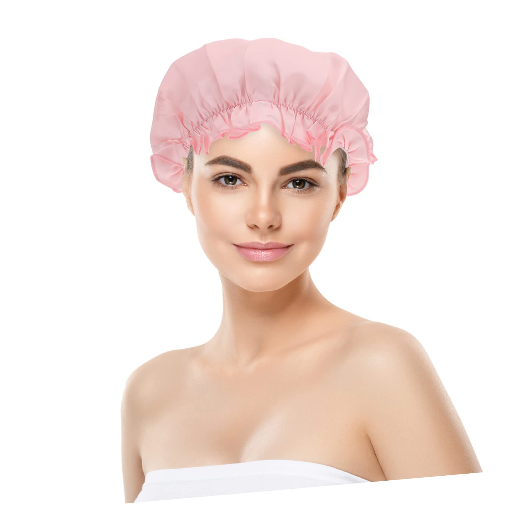 minkissy 3 Piezas Gorro de Satén Cabello Gorro para Dormir de Seda Pelo para Uso Nocturno Color
