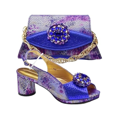 Chaussures de mariage nigérianes à talons aiguilles de luxe pour robe