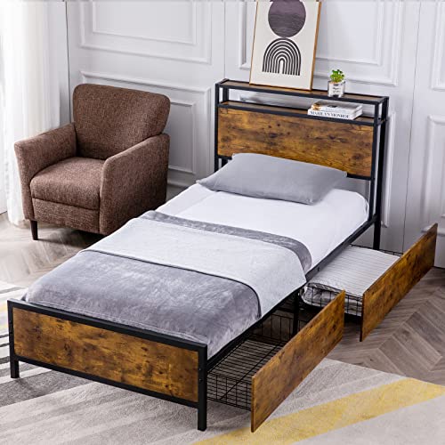 10 Best Twin Beds With Storage Affordable Home Furniture