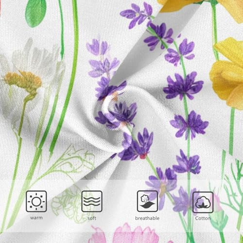 Animal Girls Underwear Toddlers 2t Cotton Girl Panties Cute Floral Painted Wildflowers Kids Undies Briefs3