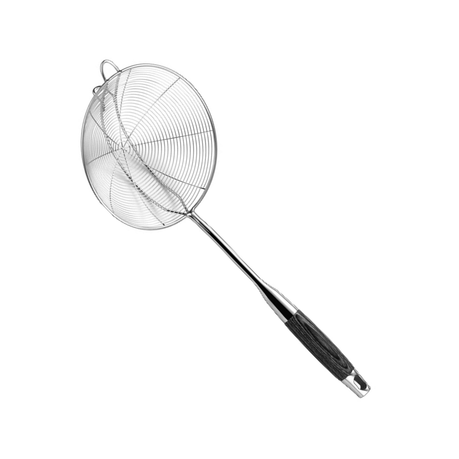 Buxuaaaa Sturdy Food Grade Strainer Spoon Functional Kitchen Strainer Spoon for Frying, Scooping, and Draining Food Stainless Steel Skimmer