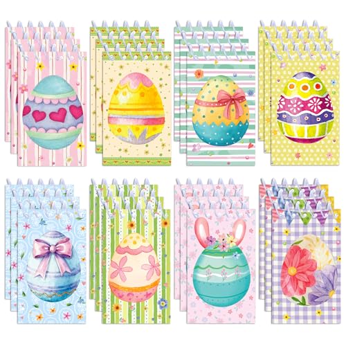 JOINFANXIN 24 Pack Easter Day Theme Mini Spiral Notebook Coloring