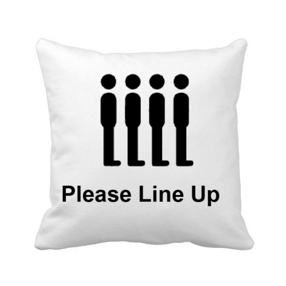 Coussin de canapé carré motif symbole noir 40x40 cm avec insert multicolore pour salon