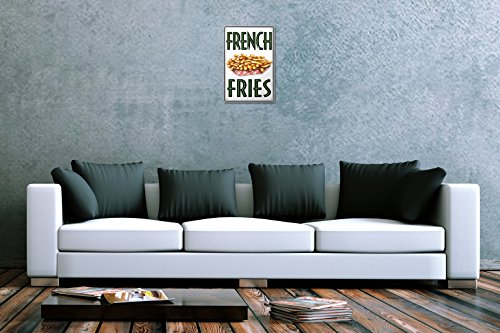 Leotie Since 2004 Tin Sign Metal Plate Decorative Sign Home Decor Plaques Retro Wall Sign French Fries Metal Plate 8X12 #TOP1